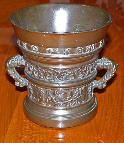 Bedeutender Mörser - Bronze